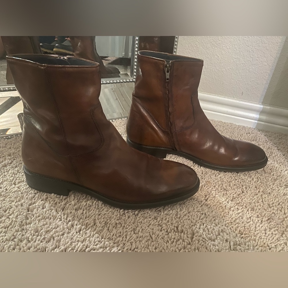 To Boot New York Adam Derrick brown soft leather boot size 11